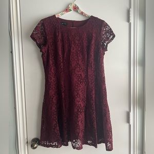 Burgundy Dress